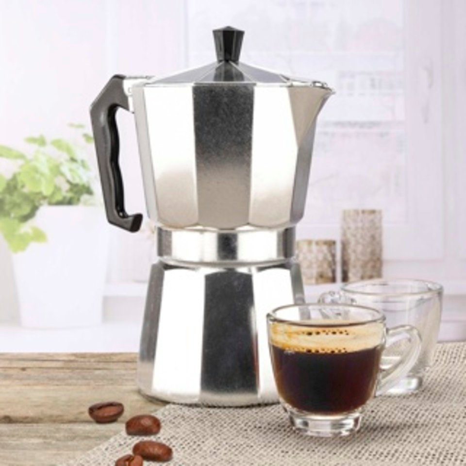 Haushalt International Espressokocher Espressokocher für 6 Tassen