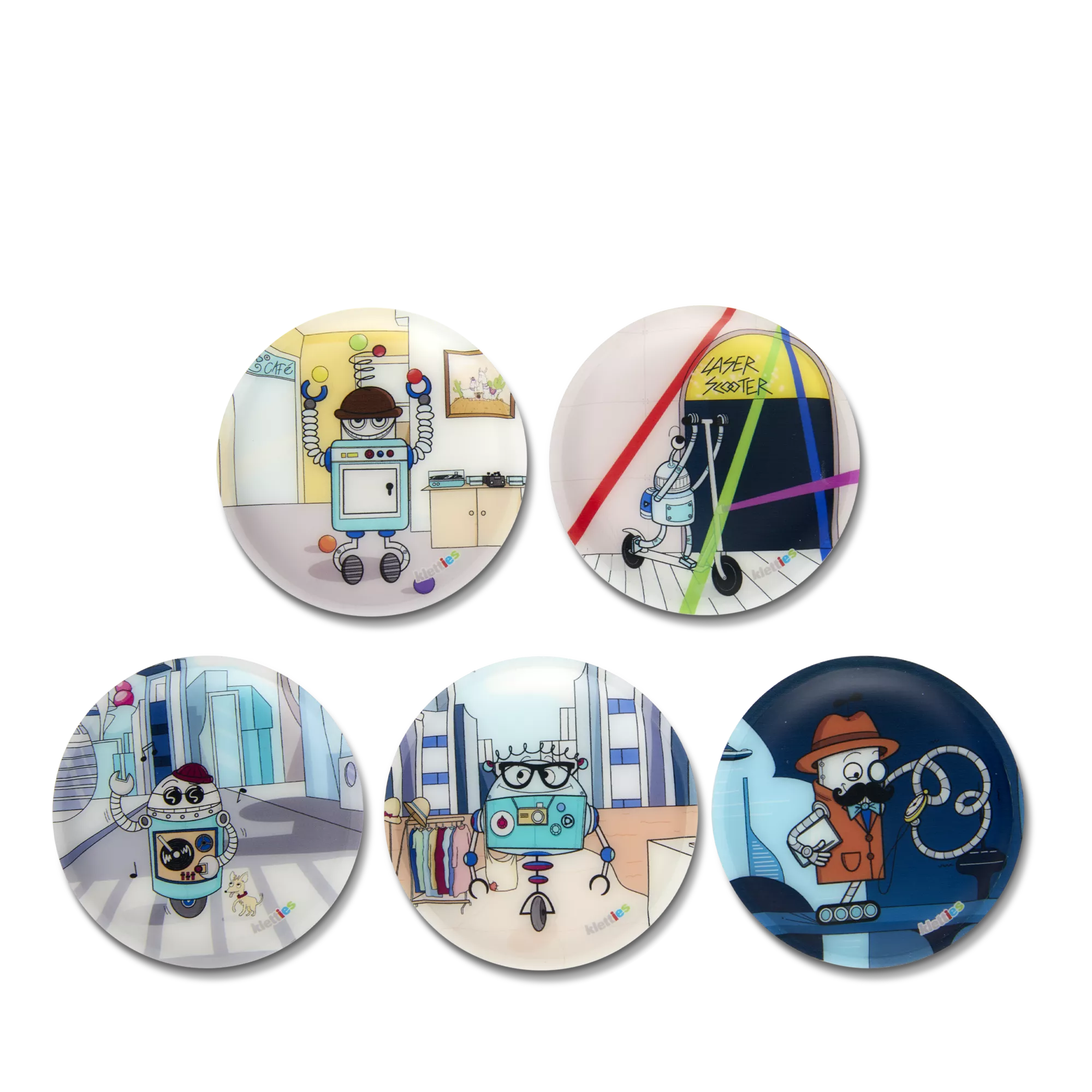 ergobag Klettie Set Roboter