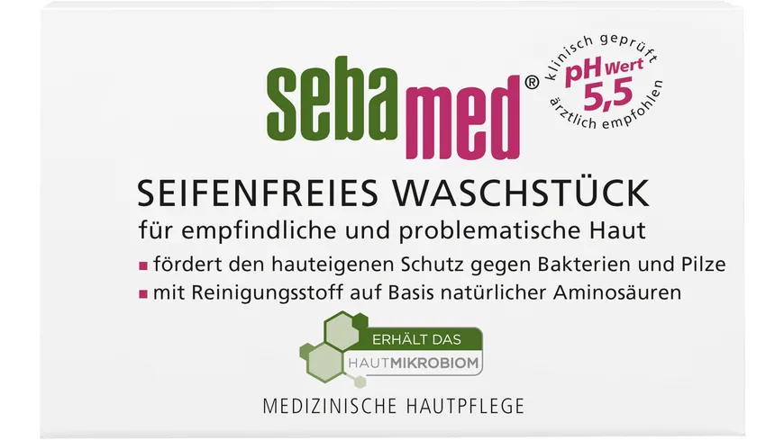 Sebamed seifenfreies Waschstück 150 g