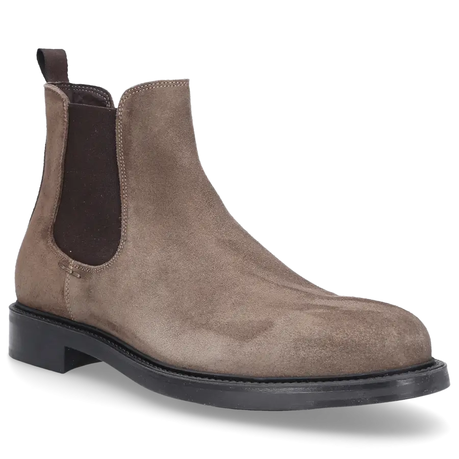 EN AVANT - Chelsea Boots 206-12 Veloursleder - beige