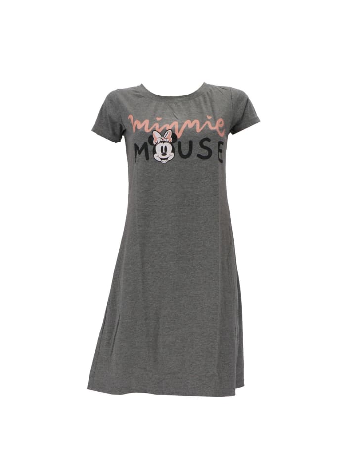 Disney Minnie Mouse Minnie Maus Damen-Schlafanzug Komfortables Nachthemd in Schwarz günstig kaufen