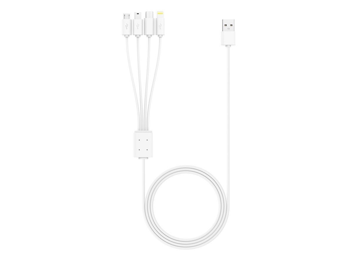 XLayer 4-IN-1 Multi 1.5 Meter USB-Ladekabel