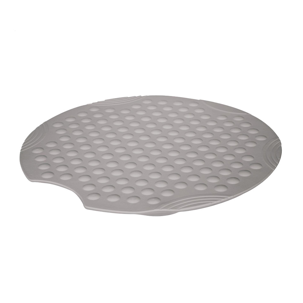 Ridder Duscheinlage Tecno ca. Ø 55 cm, grau (manhattan), 100% TPE