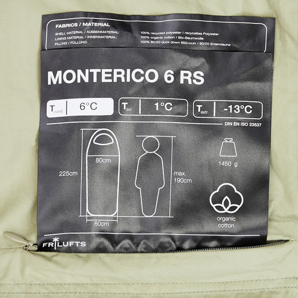 MONTERICO 6 RS - Deckenschlafsack