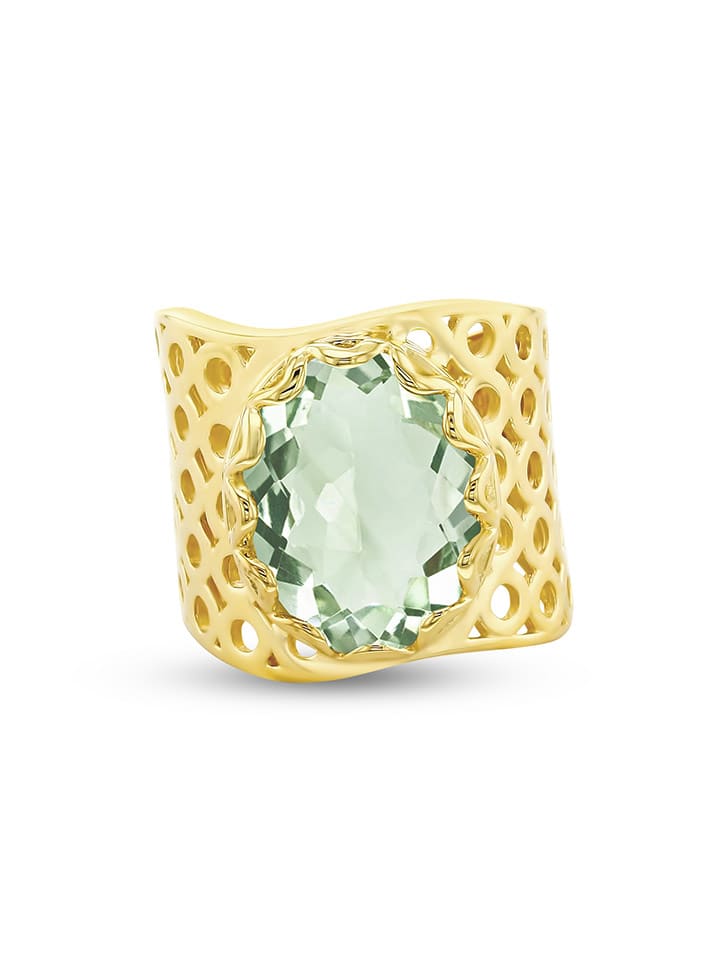 Les Petites Précieuses Vergold. Ring mit Edelstein günstig kaufen