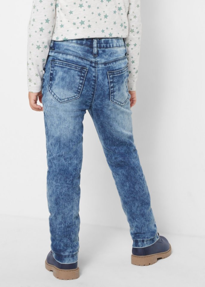 Mädchen Thermojeans mit Jerseyfutter