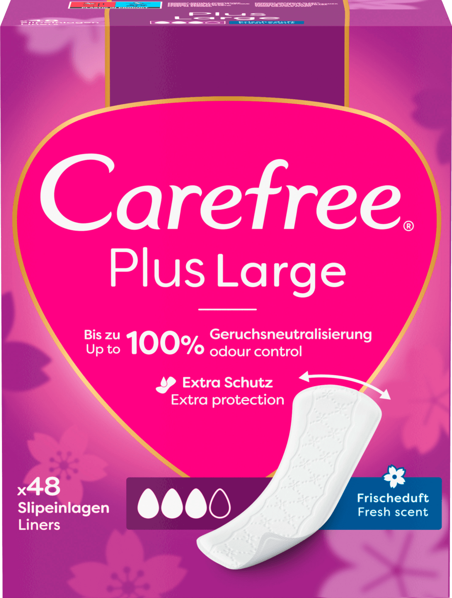 Slipeinlagen Plus Large mit Frischeduft, 48 St