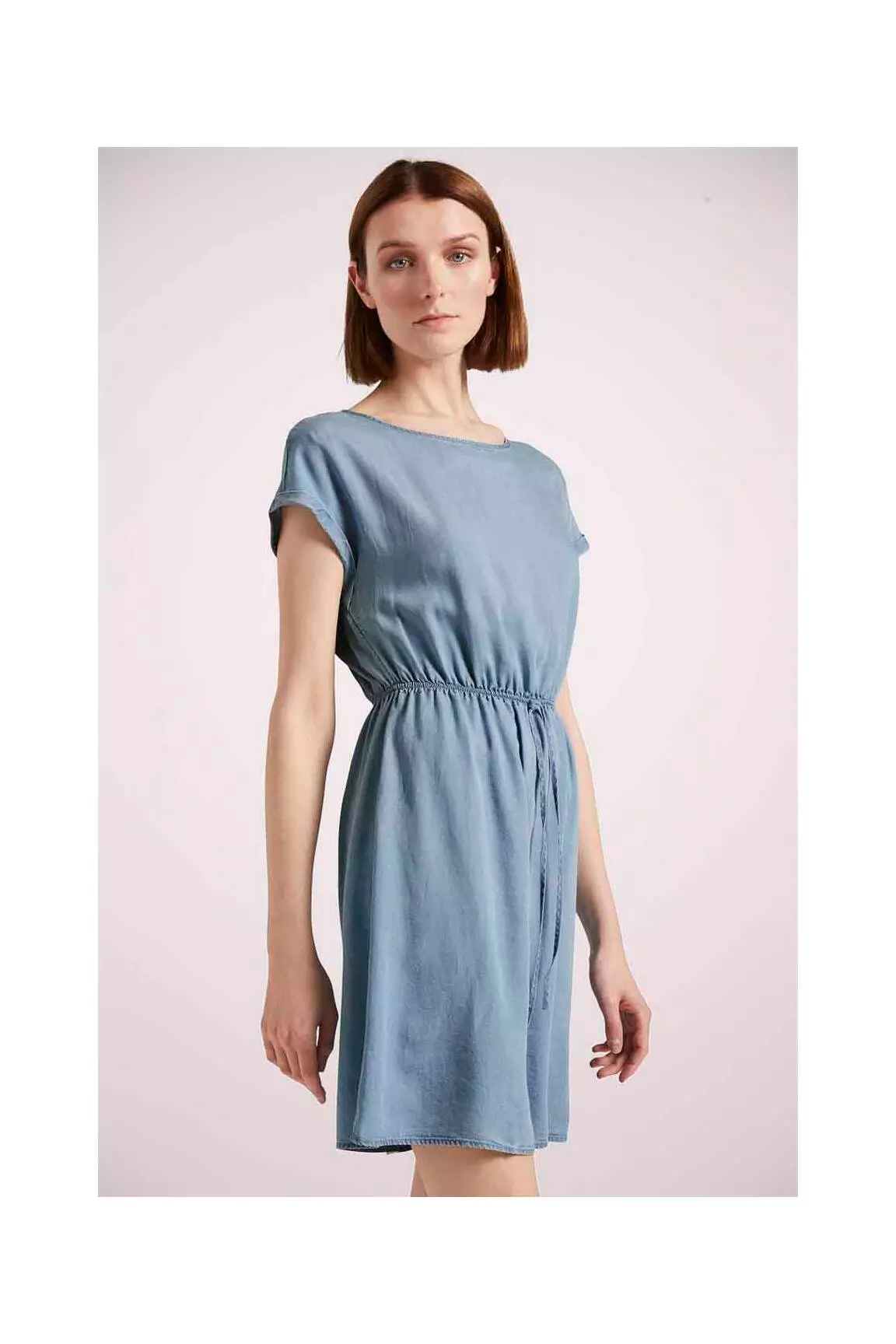 Tom Tailor Robes Courtes Femme couleur bleu