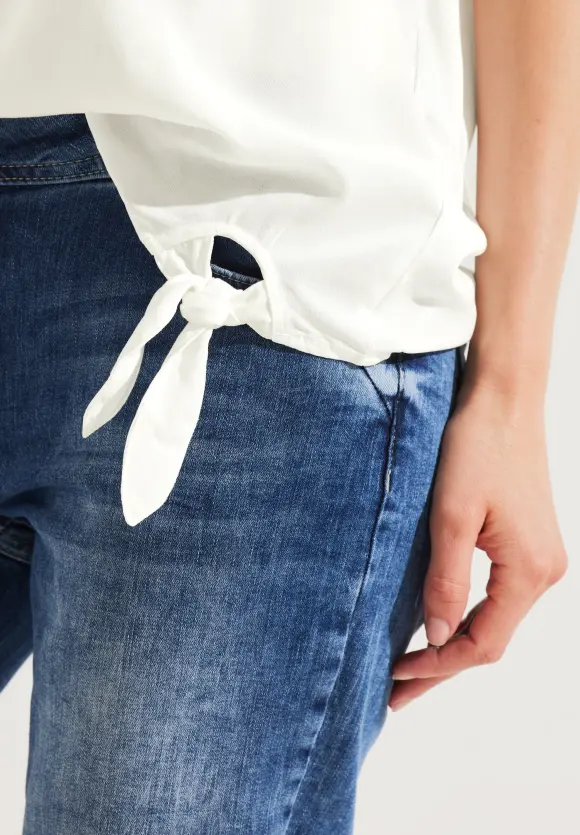 CECIL Bluse mit Knotendetail
