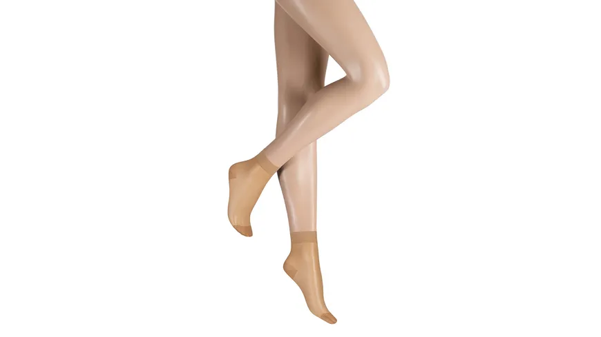 KUNERT Damen Söckchen GLATT & SOFTIG 20 DEN cashmere