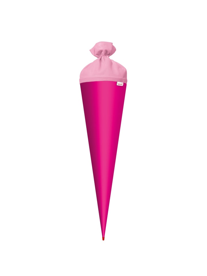 ROTH Bastel-Schultüte groß pink 70 cm Filzverschluss pink in Pink günstig kaufen onesize