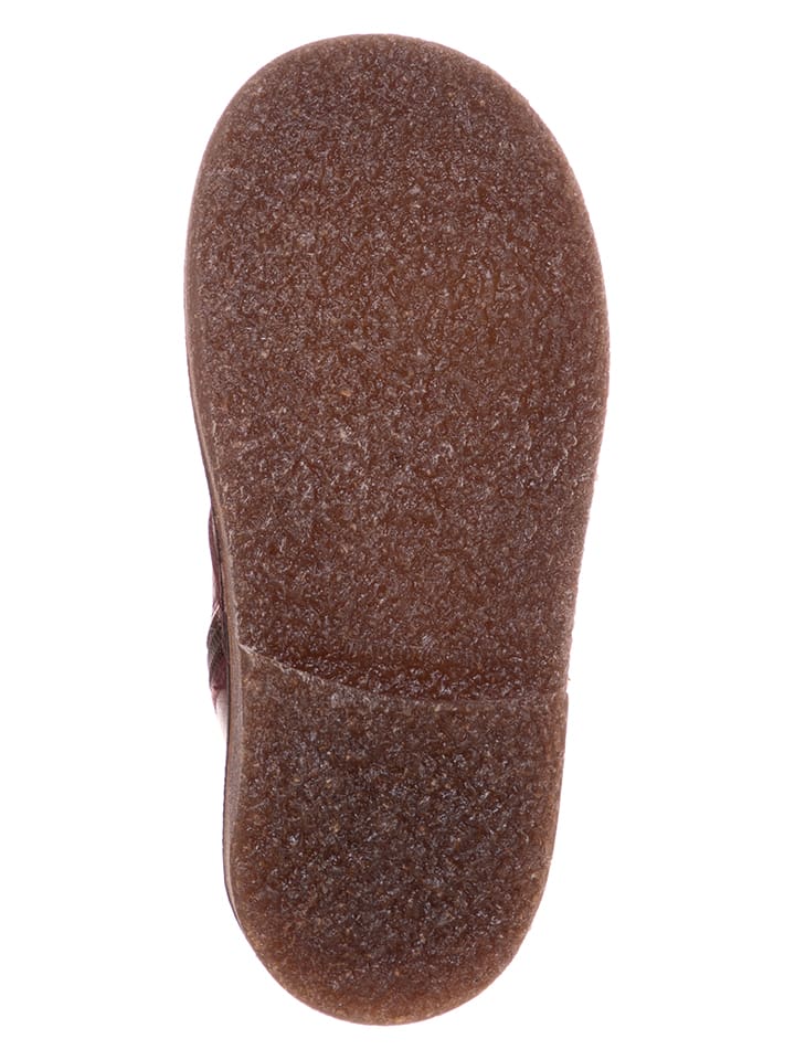kmins Leder-Chelsea-Boots in Bordeaux günstig kaufen