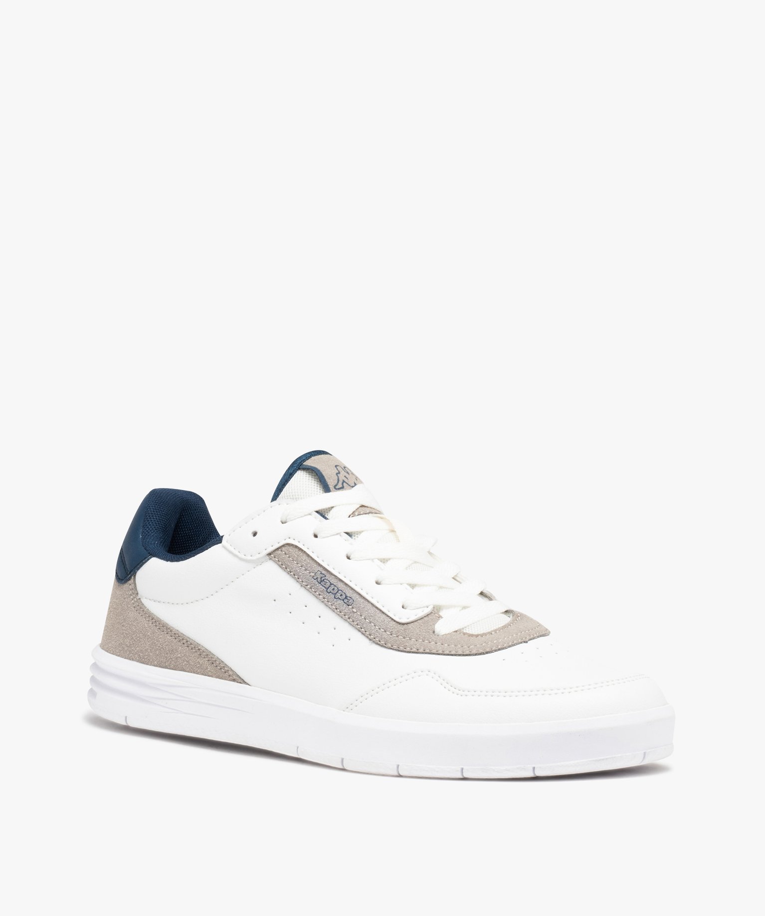 Baskets homme style rétro à lacets - Kappa blanc | GEMO