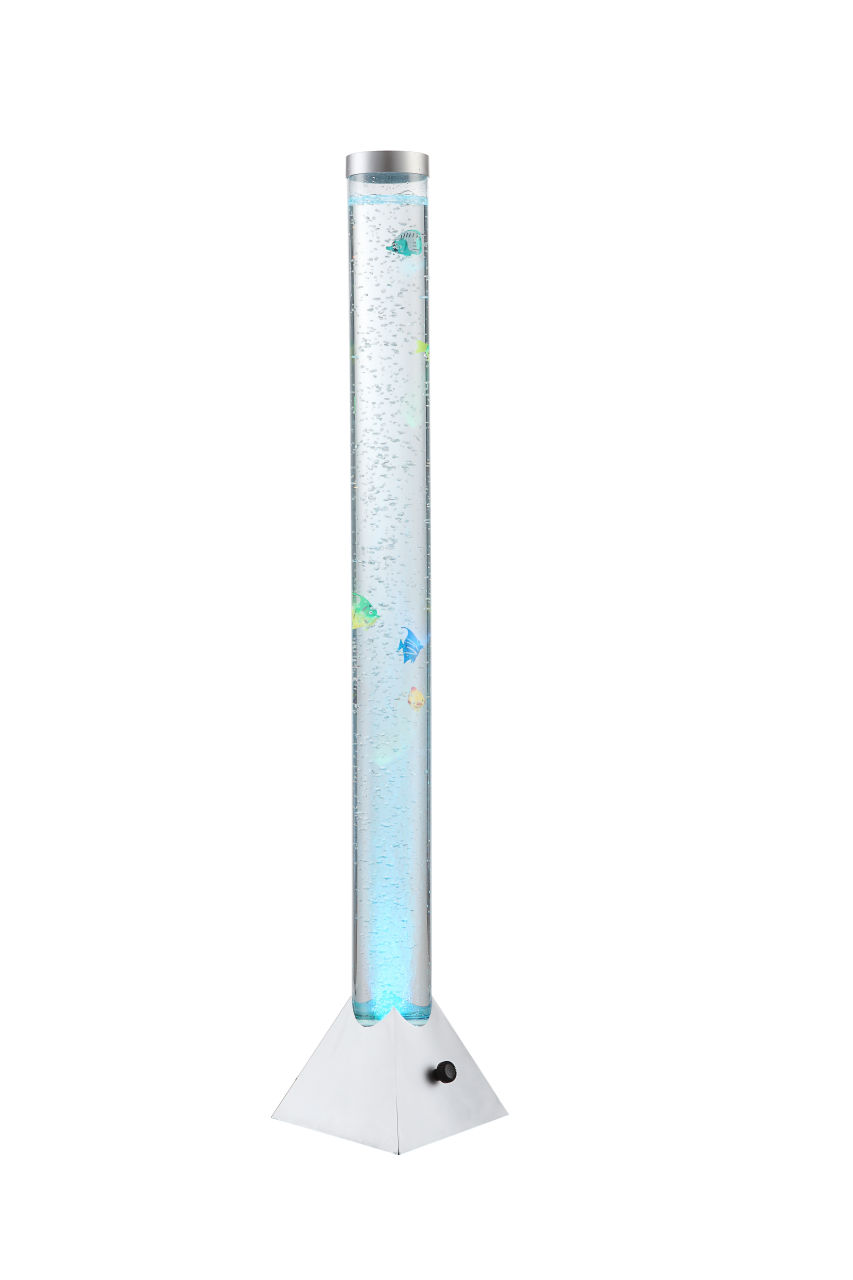 Globo Lighting - MENDOZA - Stehleuchte Kunststoff silber metallic, 12x RGB LED