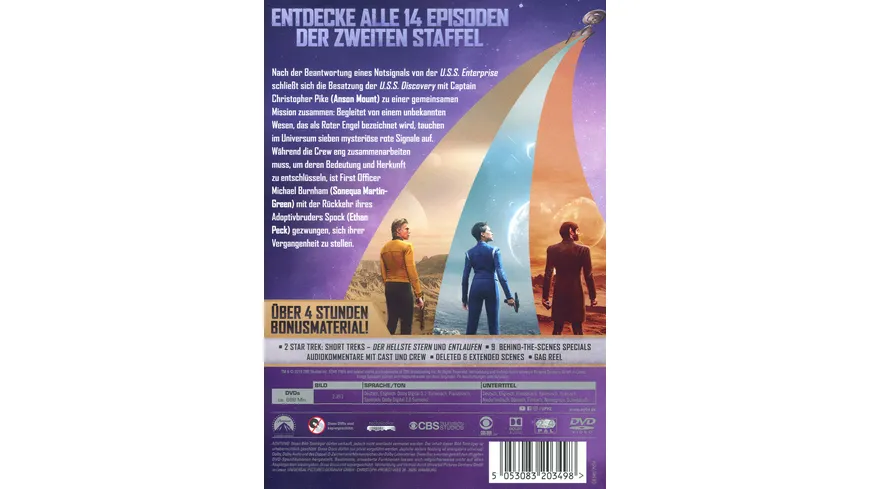 Star Trek: Discovery - Staffel 2  [5 DVDs]