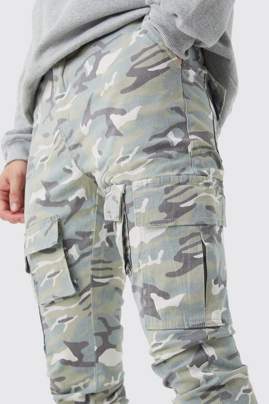 Tall Skinny Camouflage Cargo-Hose