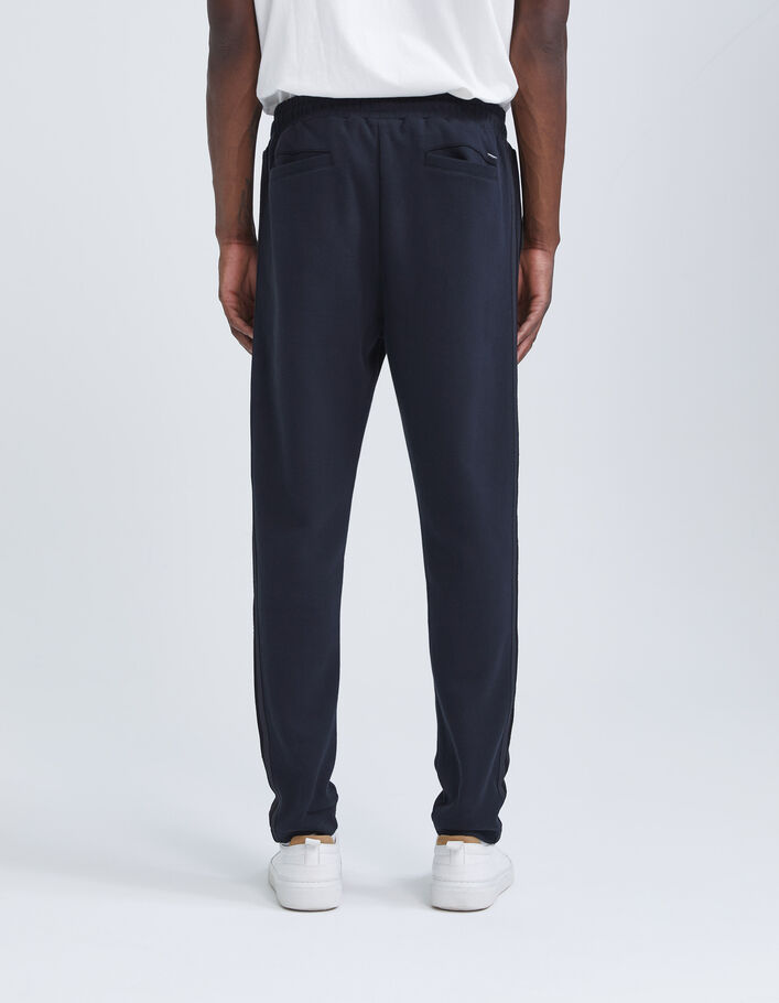 Jogging marine maille piquée esprit sport Homme