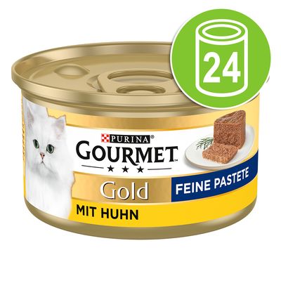 Sparpaket Gourmet Gold Feine Pastete 24 x 85 g
