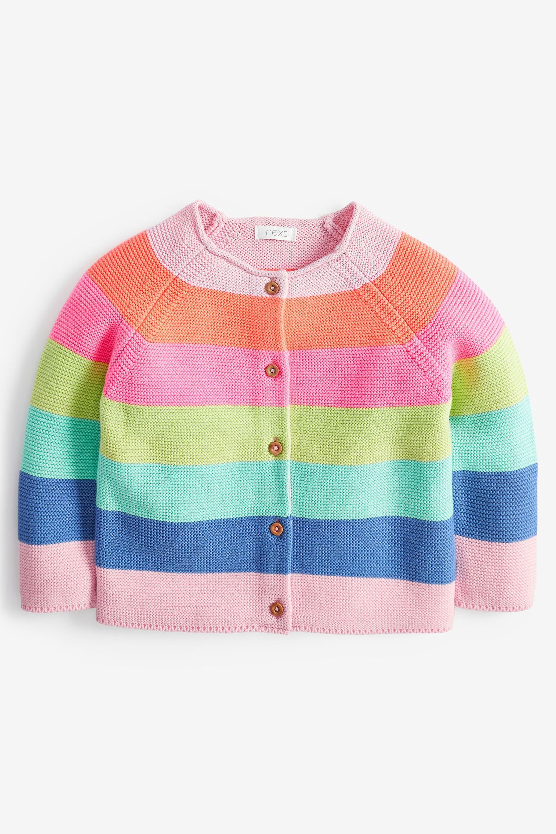 Next Strickjacke Gestreifter Cardigan (1-tlg)