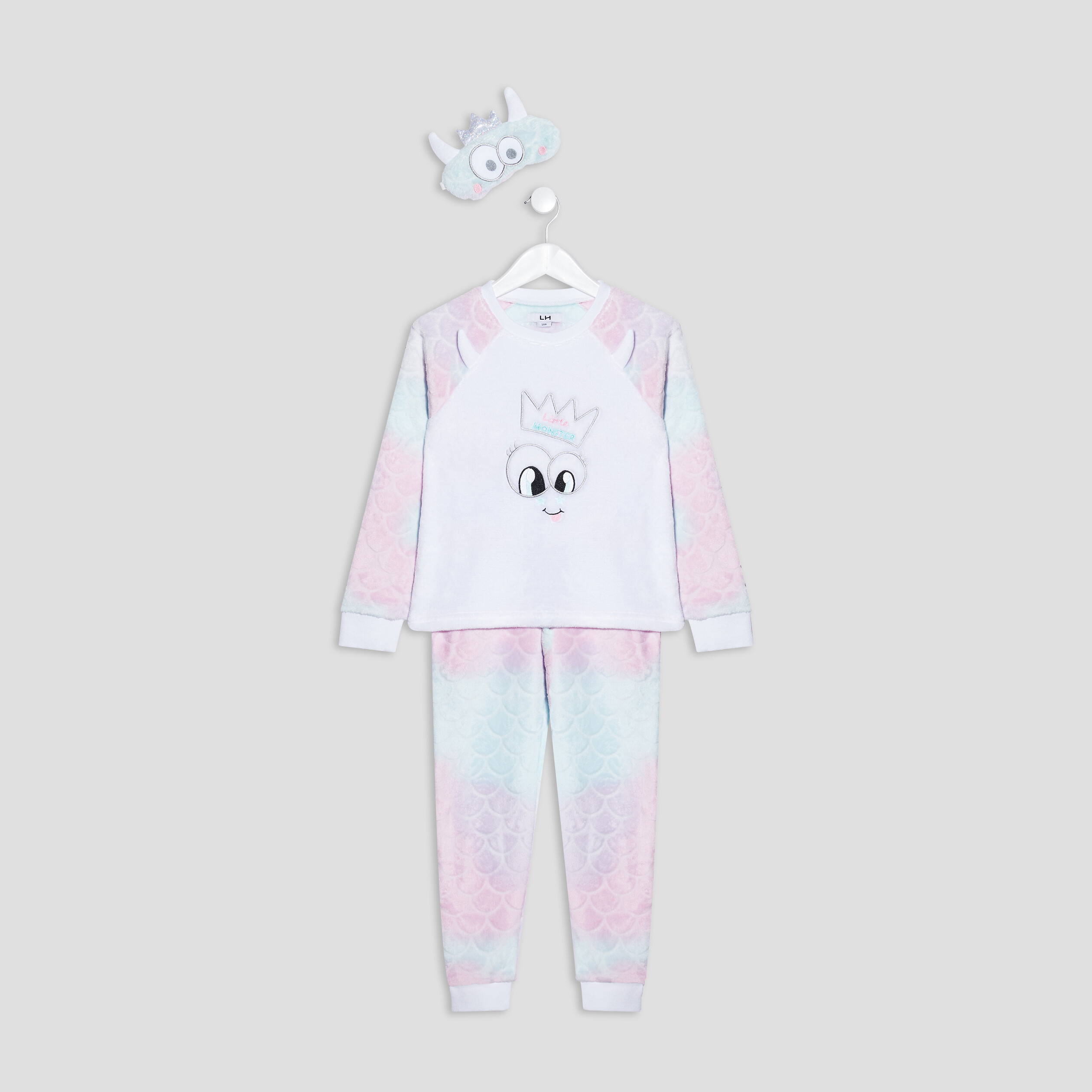 Ensemble pyjama 3 pièces multicolore fille | La Halle