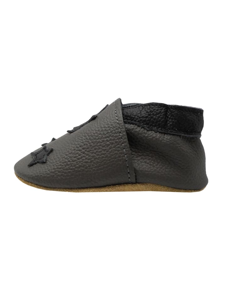 Yalion Leder-Krabbelschuhe 