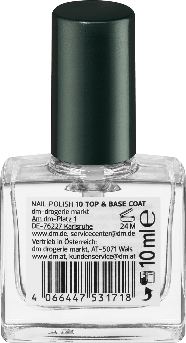 Überlack Color & Care Nail Polish - All in One 10, 10 ml
