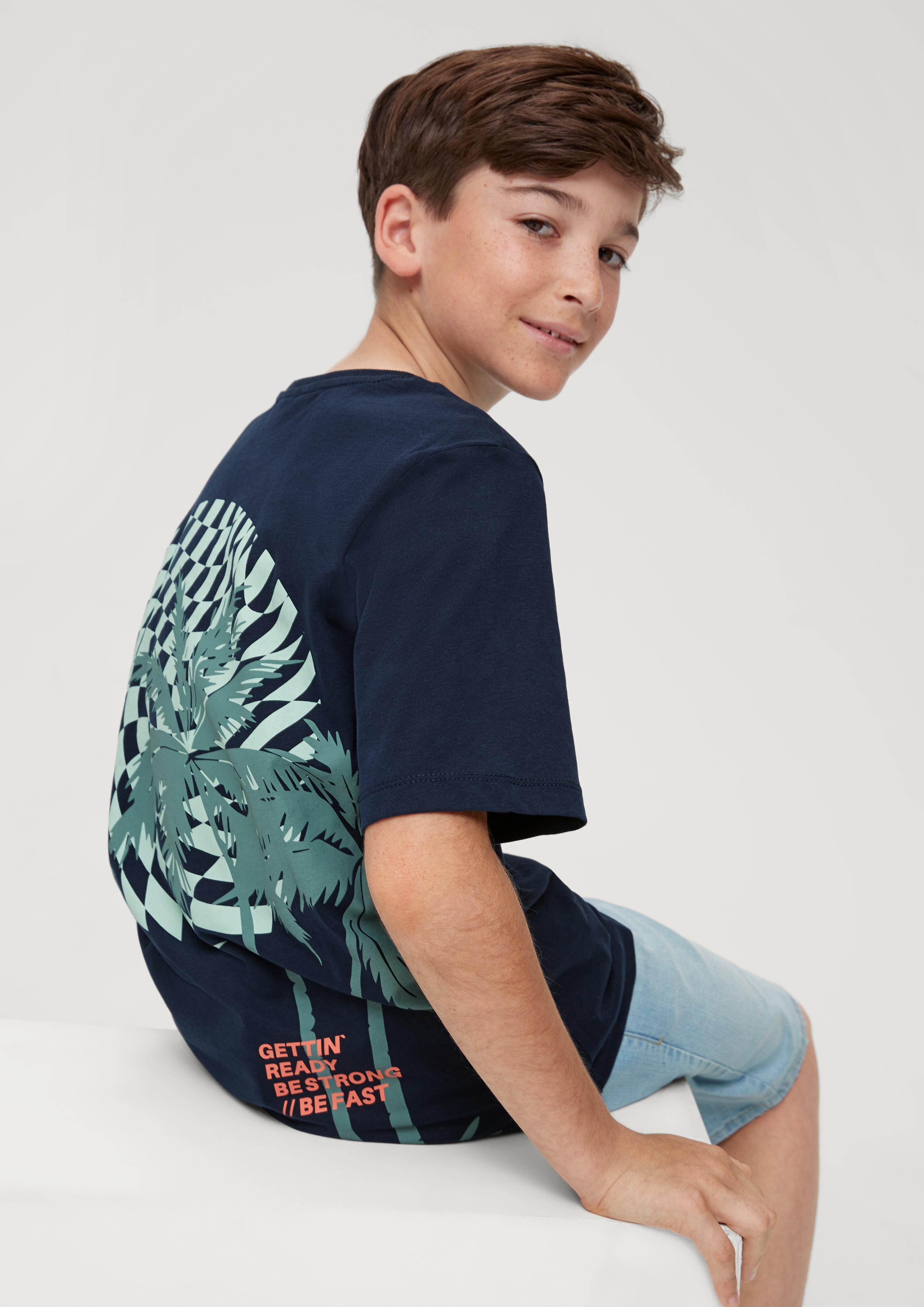 T-Shirt mit Rückenprint  2130530-5952