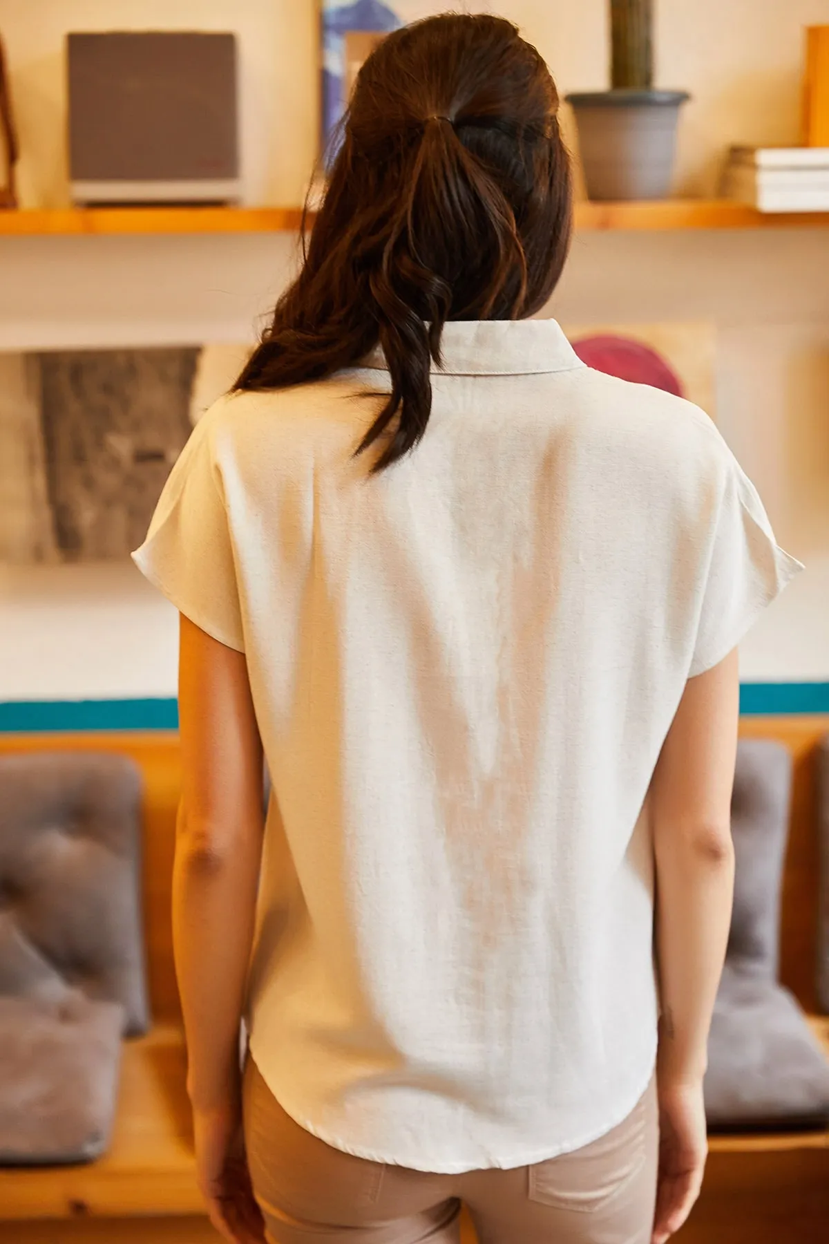 Olalook  Hemd - Beige - Regular Fit