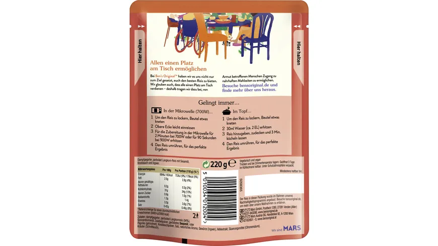 BEN'S ORIGINAL™ Express Sweet Chili 220g 220 g
