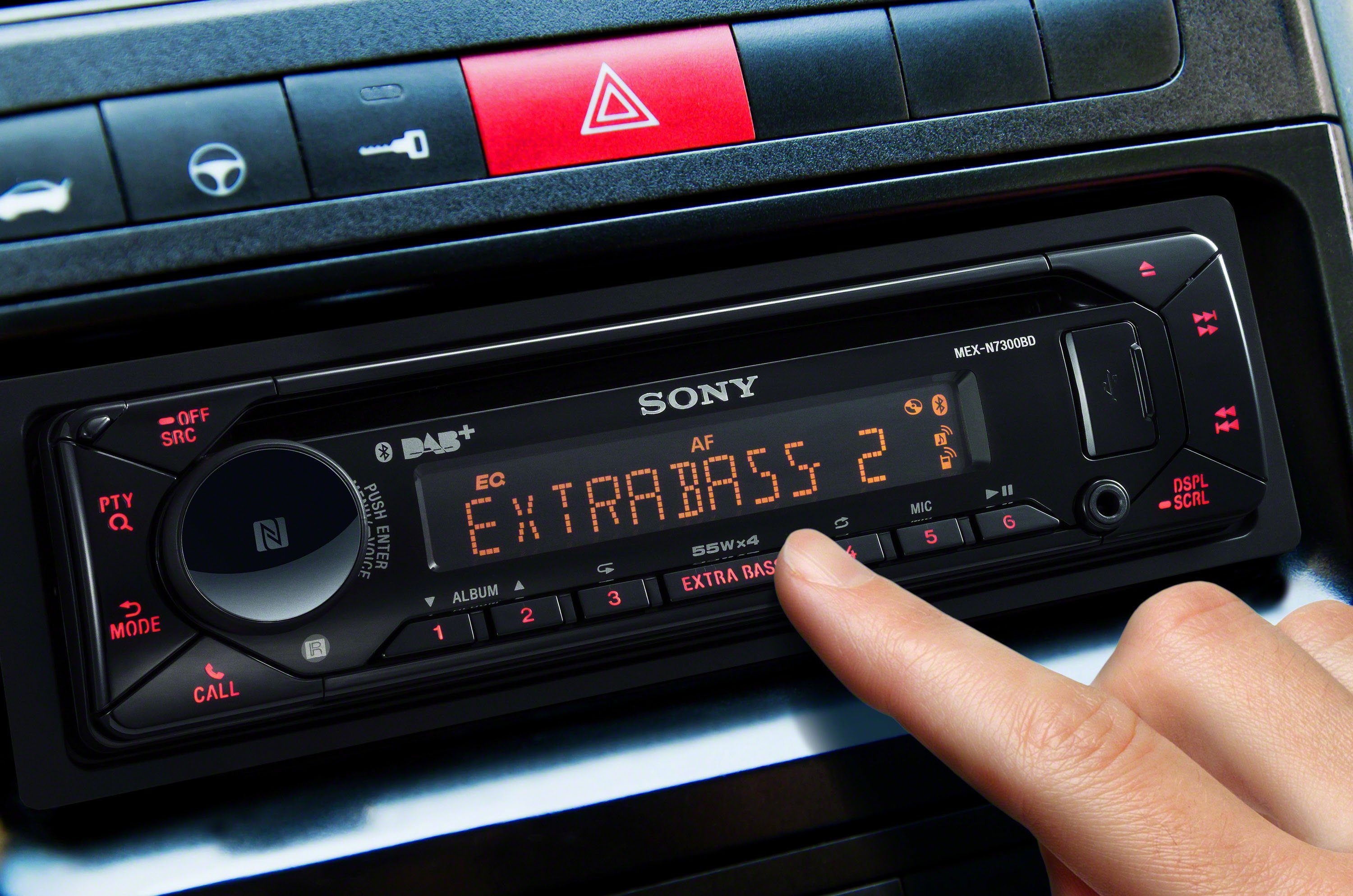 Sony MEXN7300KIT Autoradio (Digitalradio (DAB), 55 W)