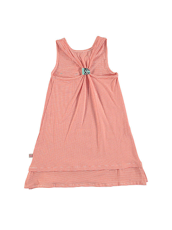 Paglie Kleid in Weiß/ Orange/ Lachsfarben  günstig kaufen 140