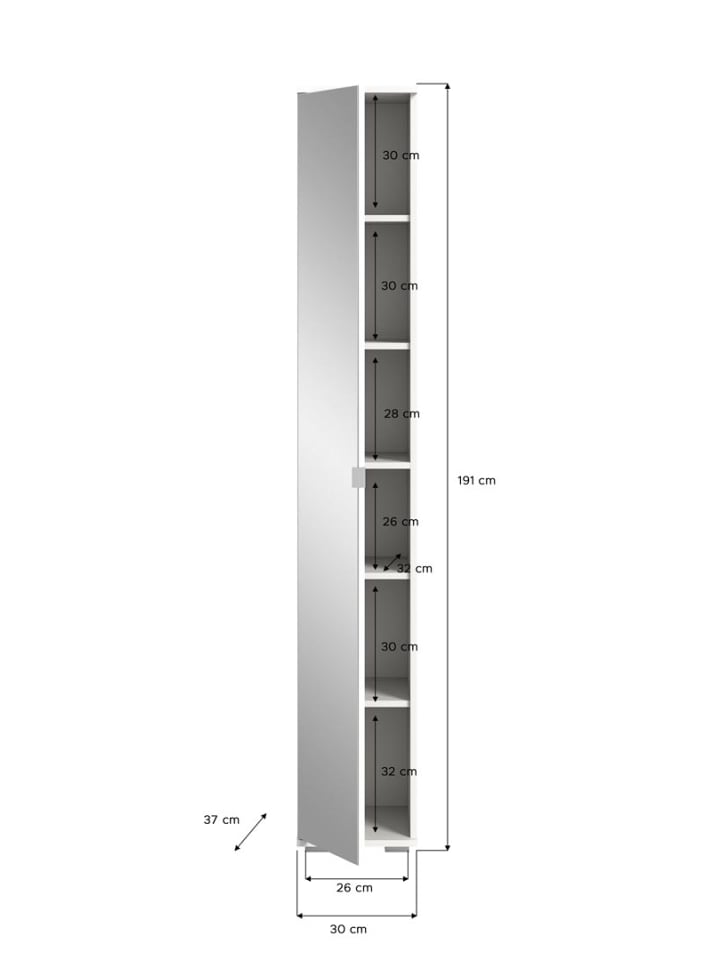 ebuy24 Garderobenmöbel-set Prego 3-teilig Weiß 140 x 37 cm günstig kaufen onesize