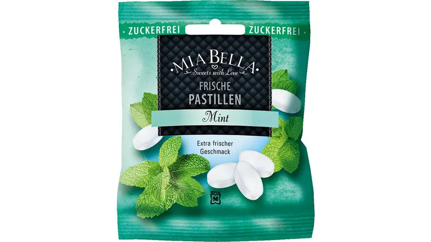 MIA BELLA Frische Pastillen Mint 25 g