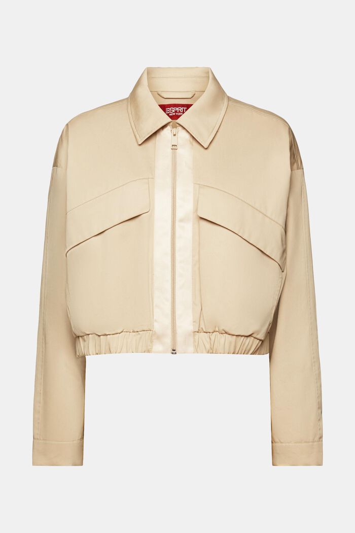 Jacke aus Baumwolltwill