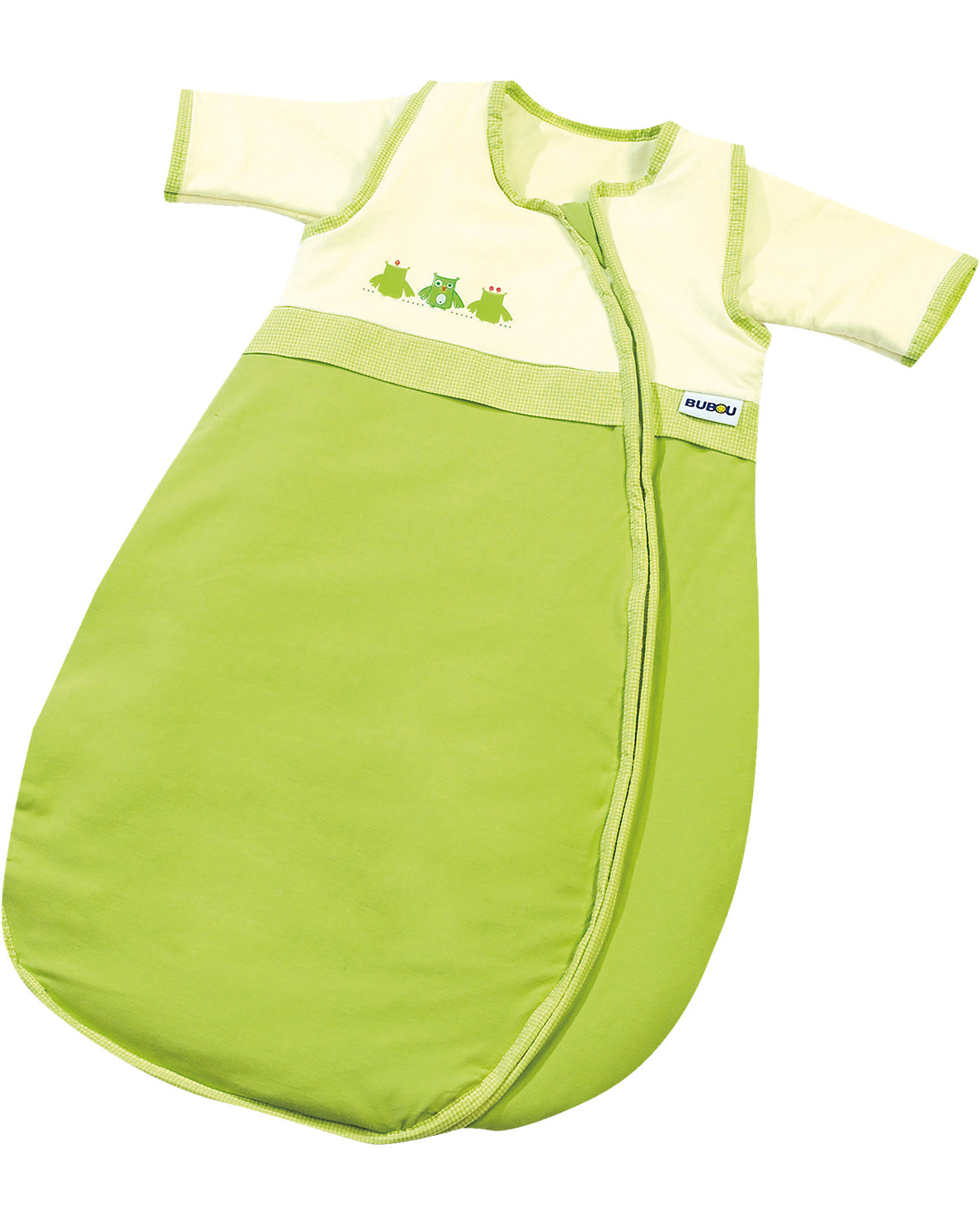 Schlafsack Bubou, Frosch, weiß/grün