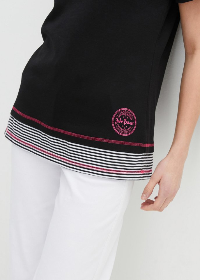 Baumwolle-Shirt, 2 in 1-Optik
