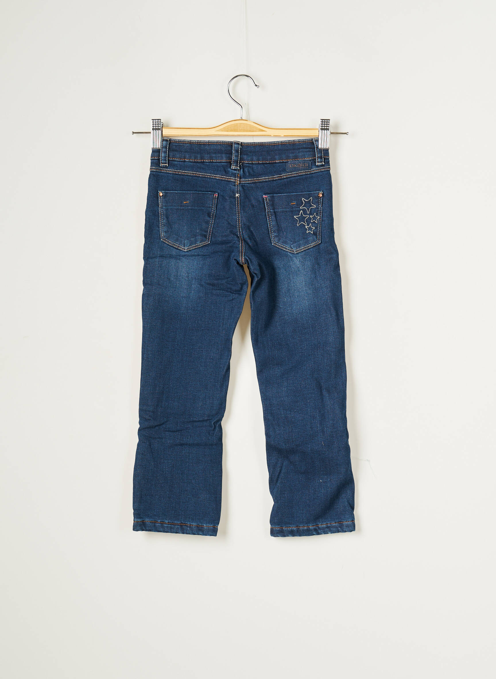 Okaidi Jeans Skinny Fille couleur bleu