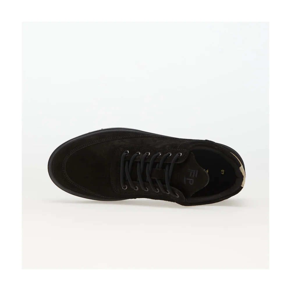 Filling Pieces Low Top Ripple Suede 25122791861 / schwarz