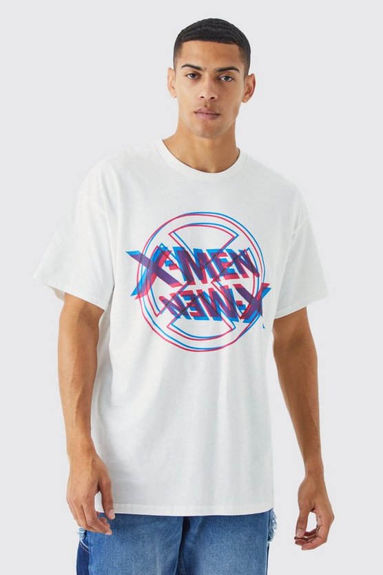 Oversize T-Shirt mit lizenziertem X Men Print