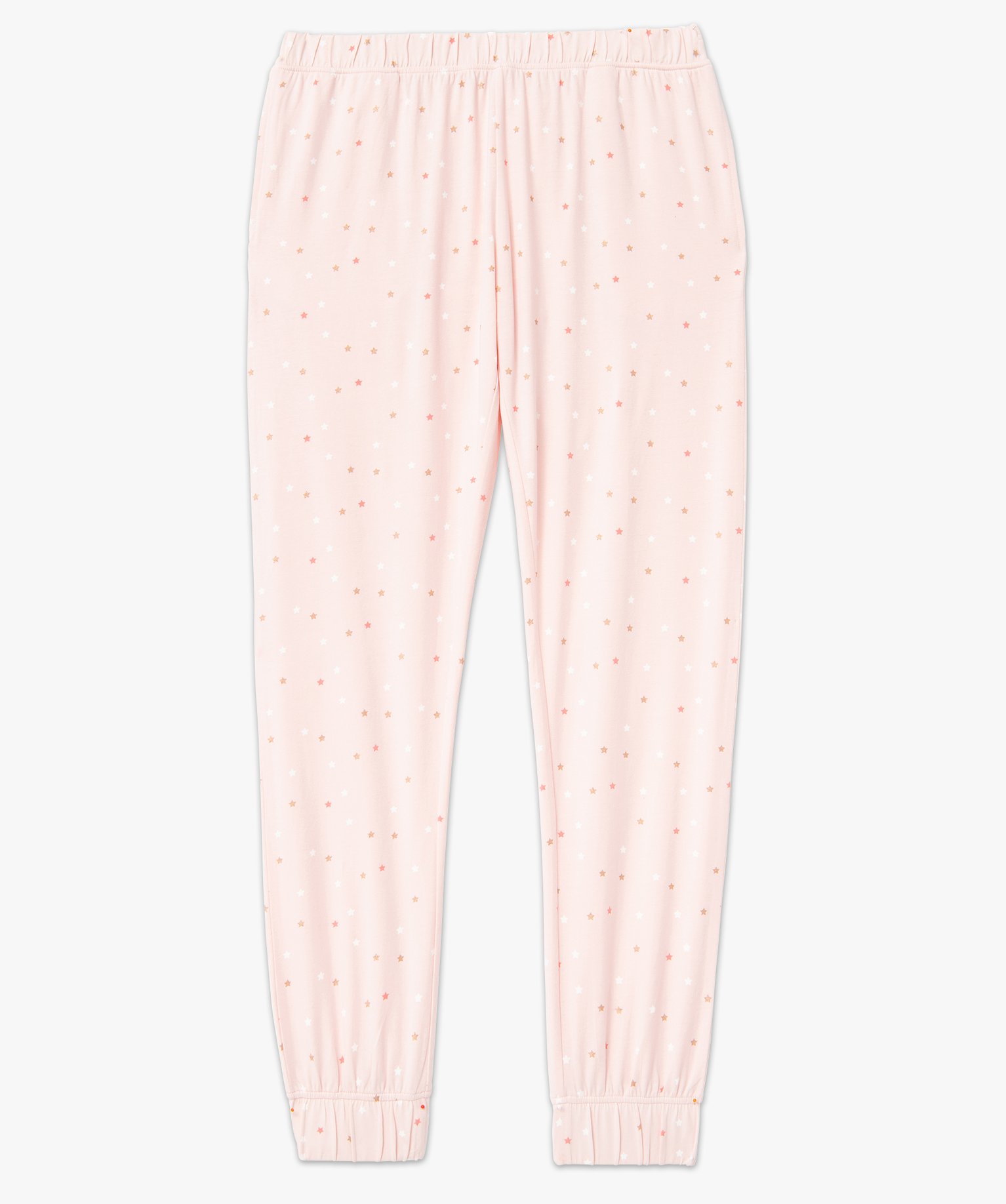 Pantalon de pyjama femme imprimé avec bas élastiqué imprime | GEMO