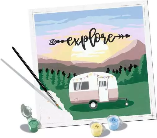 CreArt Explore - Malen nach Zahlen für Erwachsene