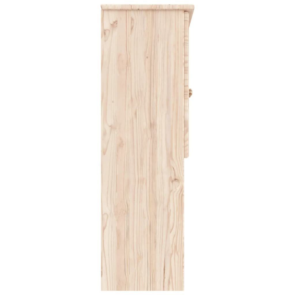 vidaXL Sideboard Sideboard-Aufsatz ALTA 77x30x92 cm Massivholz Kiefer (1 St)