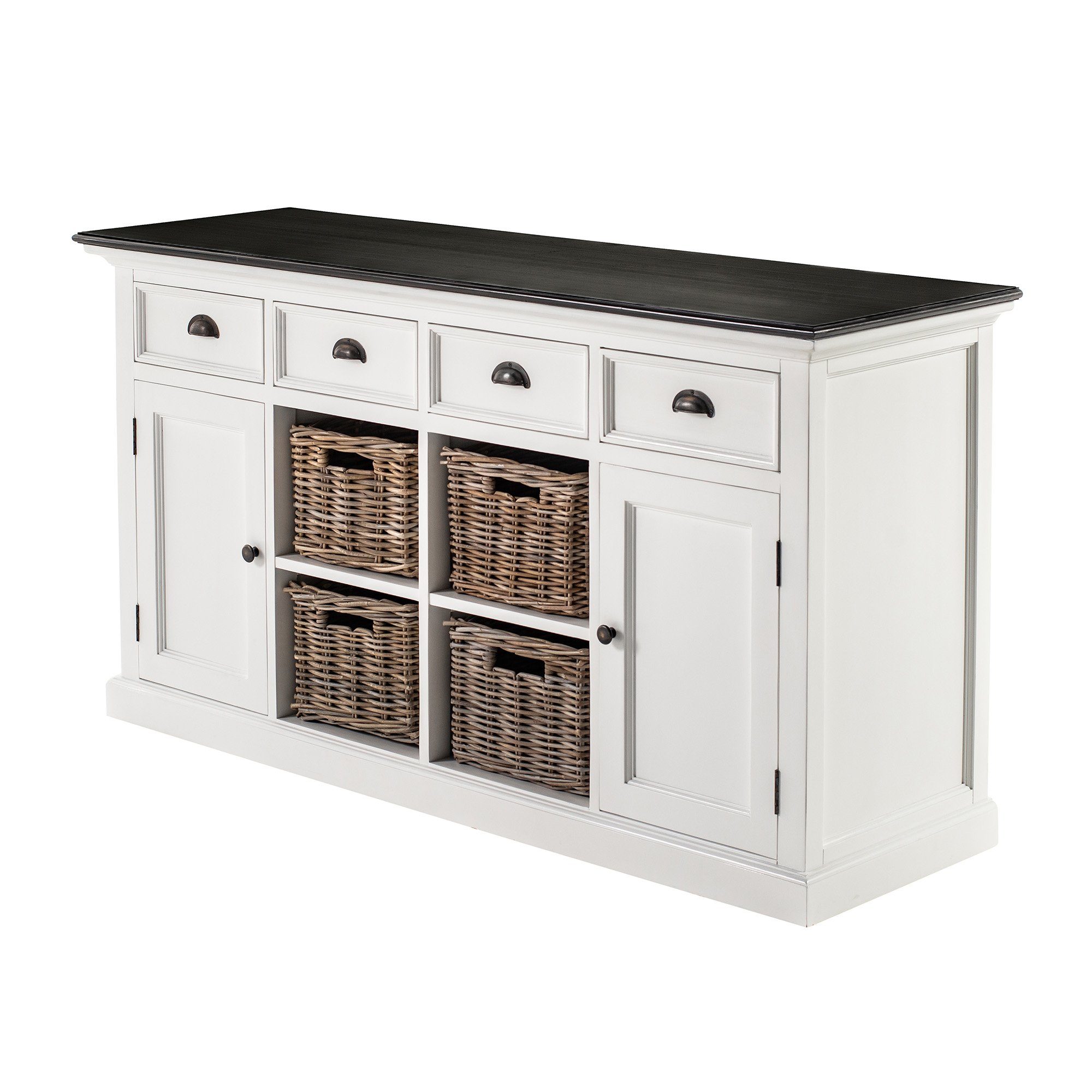 Novasolo Buffet Halifax Contrast Buffetschrank mit 4 Körben