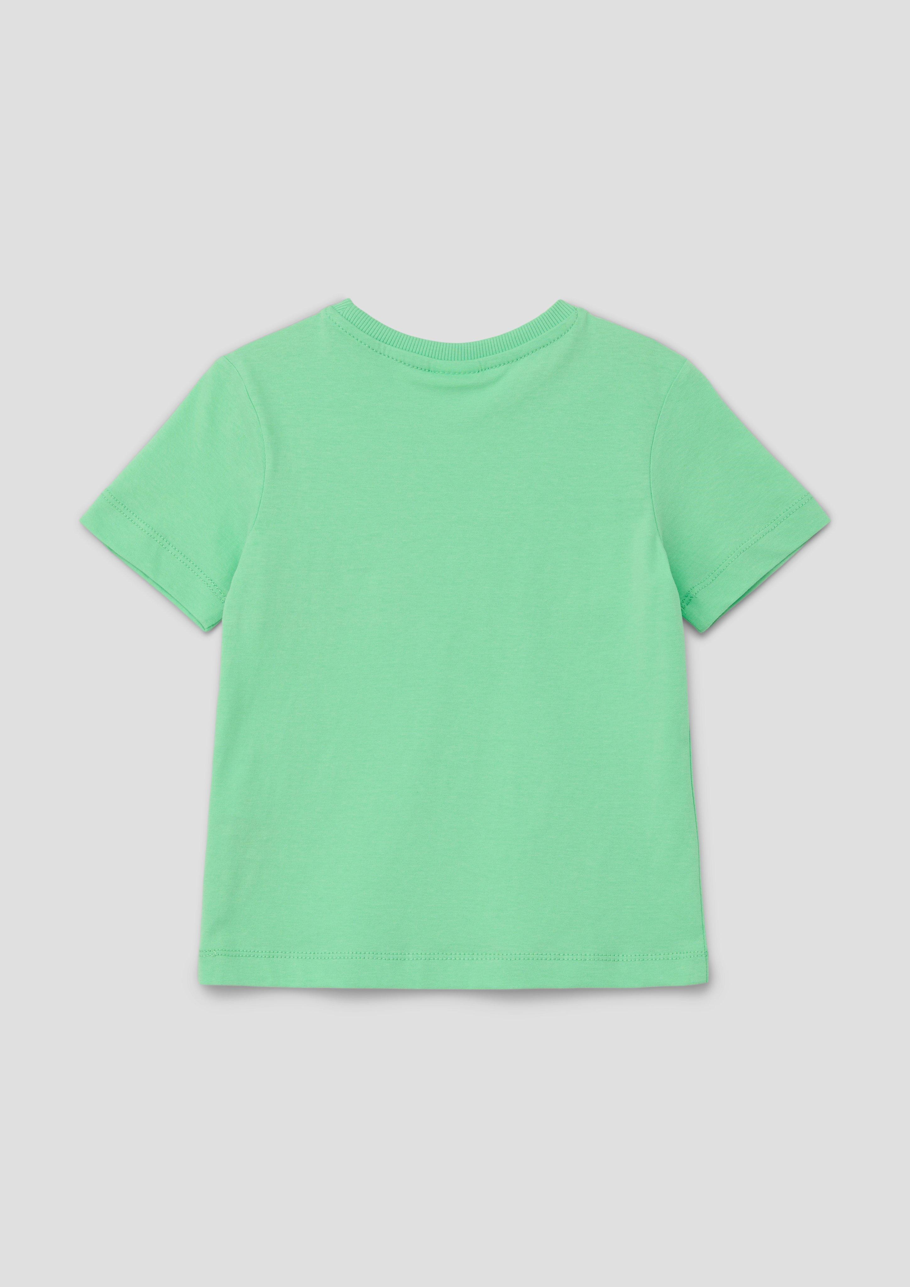 T-Shirt mit Mesh-Applikation  2143097-7303