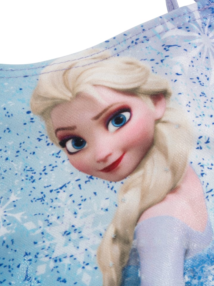 Disney Die Eiskönigin Disney Die Eiskönigin Bikini Elsa Frozen Zweiteiler Schwimmanzug in blau günstig kaufen 98/104