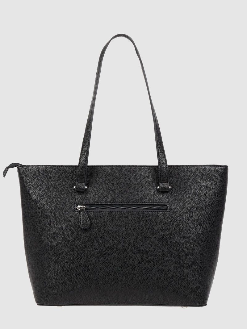 Shopper in Leder-Optik in schwarz