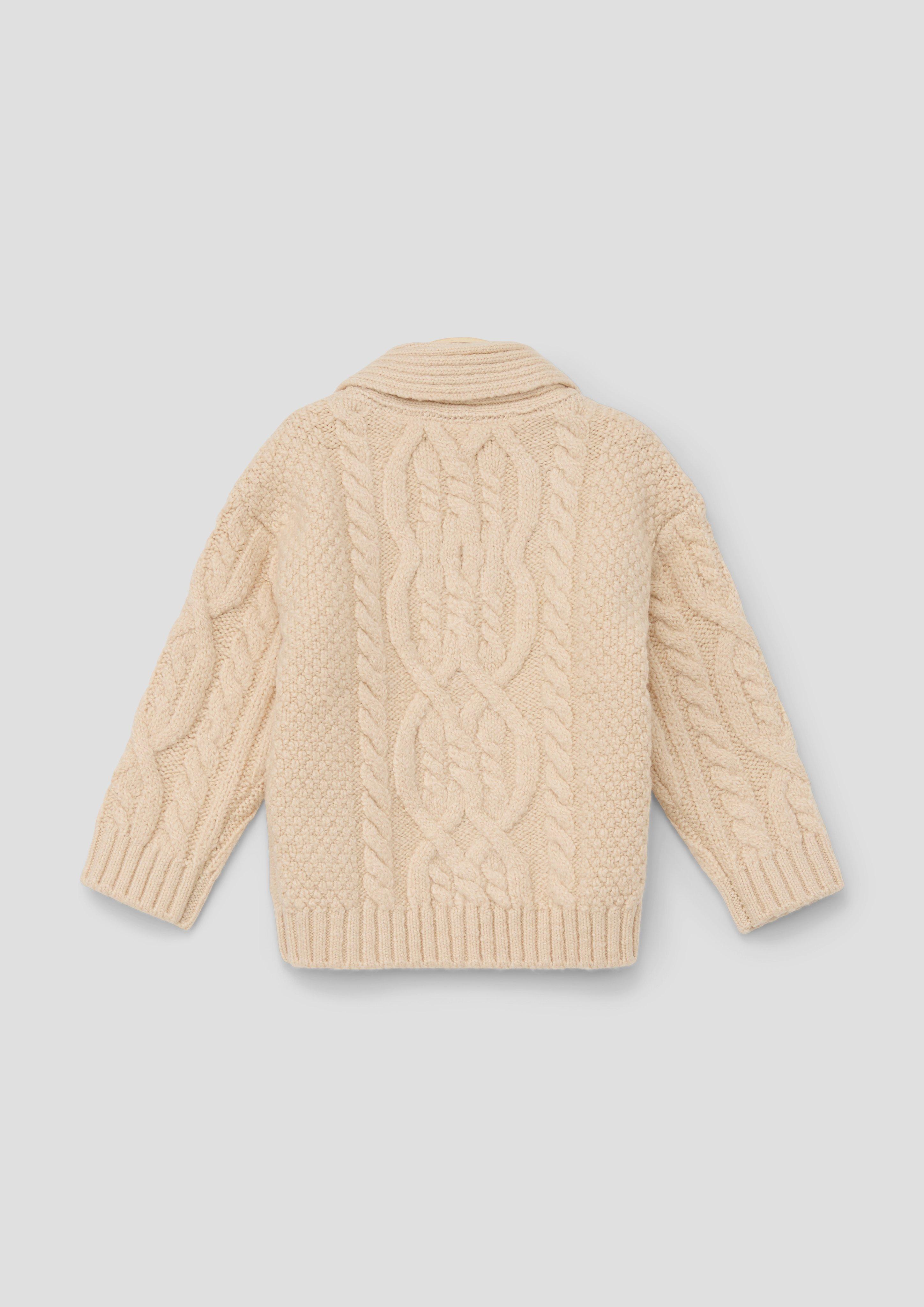 Strickjacke mit Schalkragen  2138153-8120