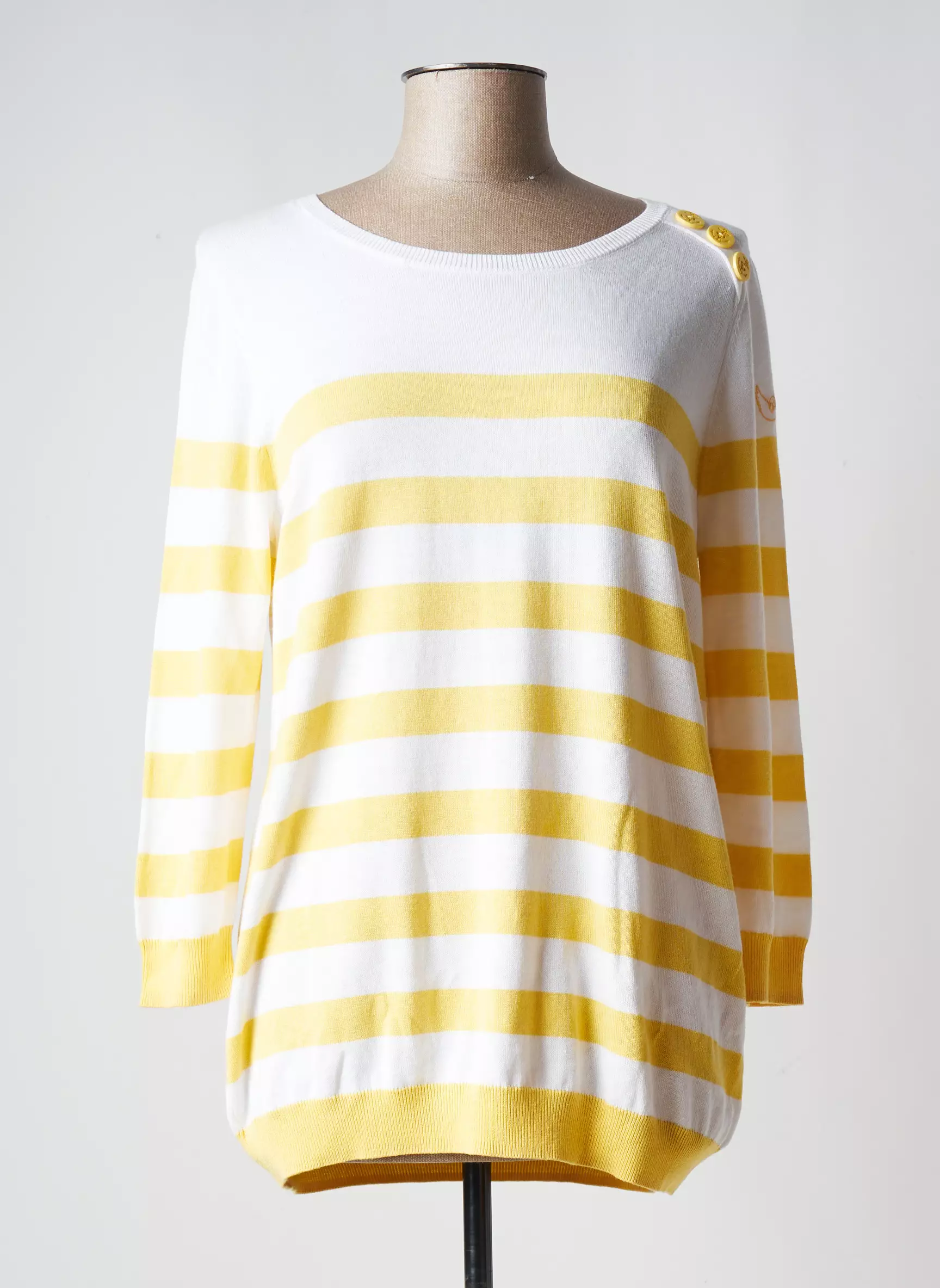 Breizh Angel Pulls Femme couleur jaune