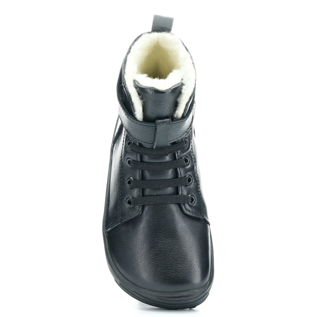 Be Lenka Winter Kids All Black Winter-Barfußschuhe