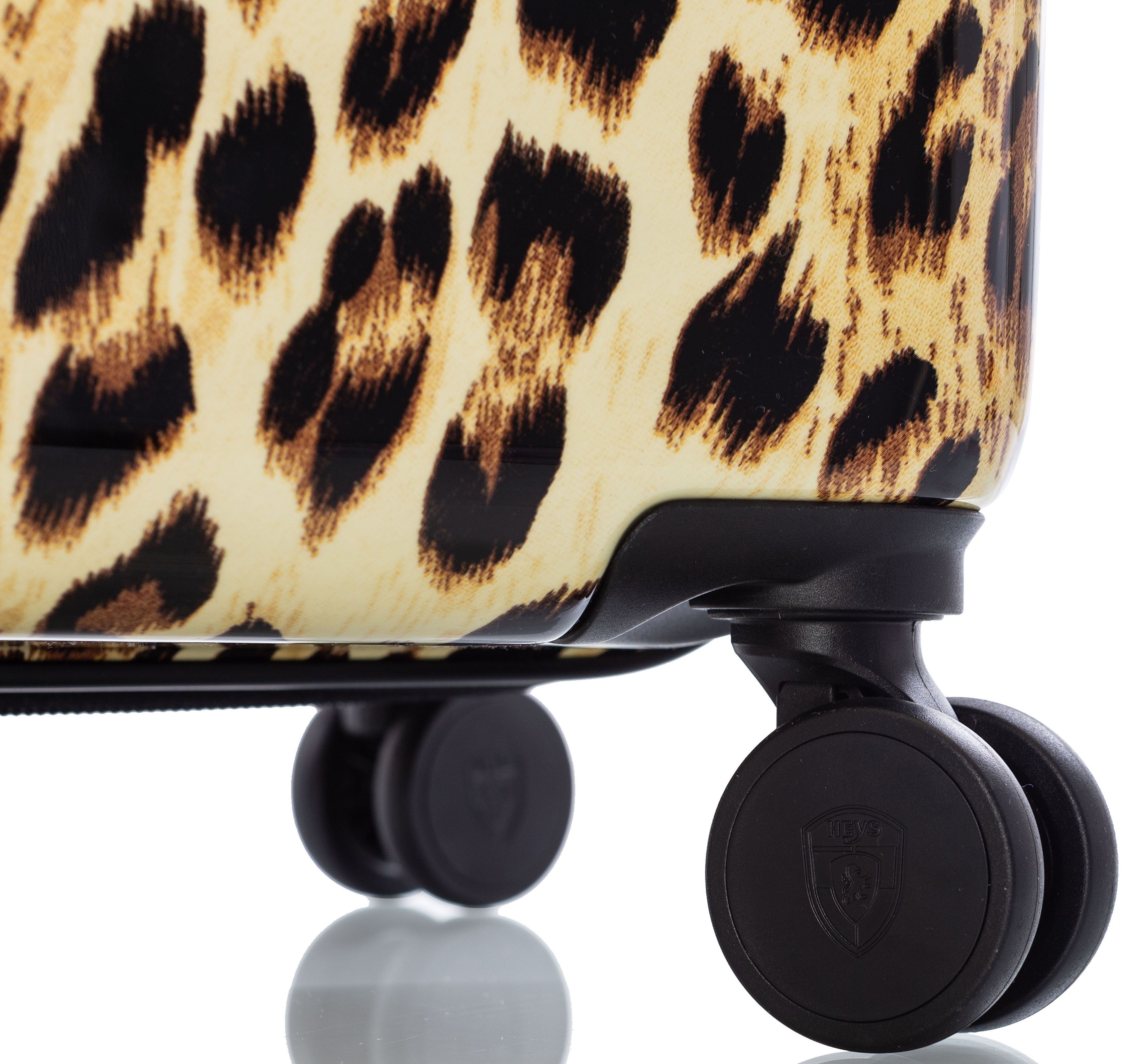 Heys Hartschalen-Trolley Leopard, 53 cm, 4 Rollen, mit Volumenerweiterung